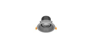 Goya 8 Watt Yuvarlak Dimlenebilir Samsung Ledli Spot Armatür GY 1735-8 3000  K (Gün Işığı) - Siyah - Titanyum - Dimli