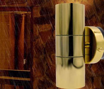 Gold Kasa Dekoratif Çift Yönlü Duvar Aplik Aydınlatma