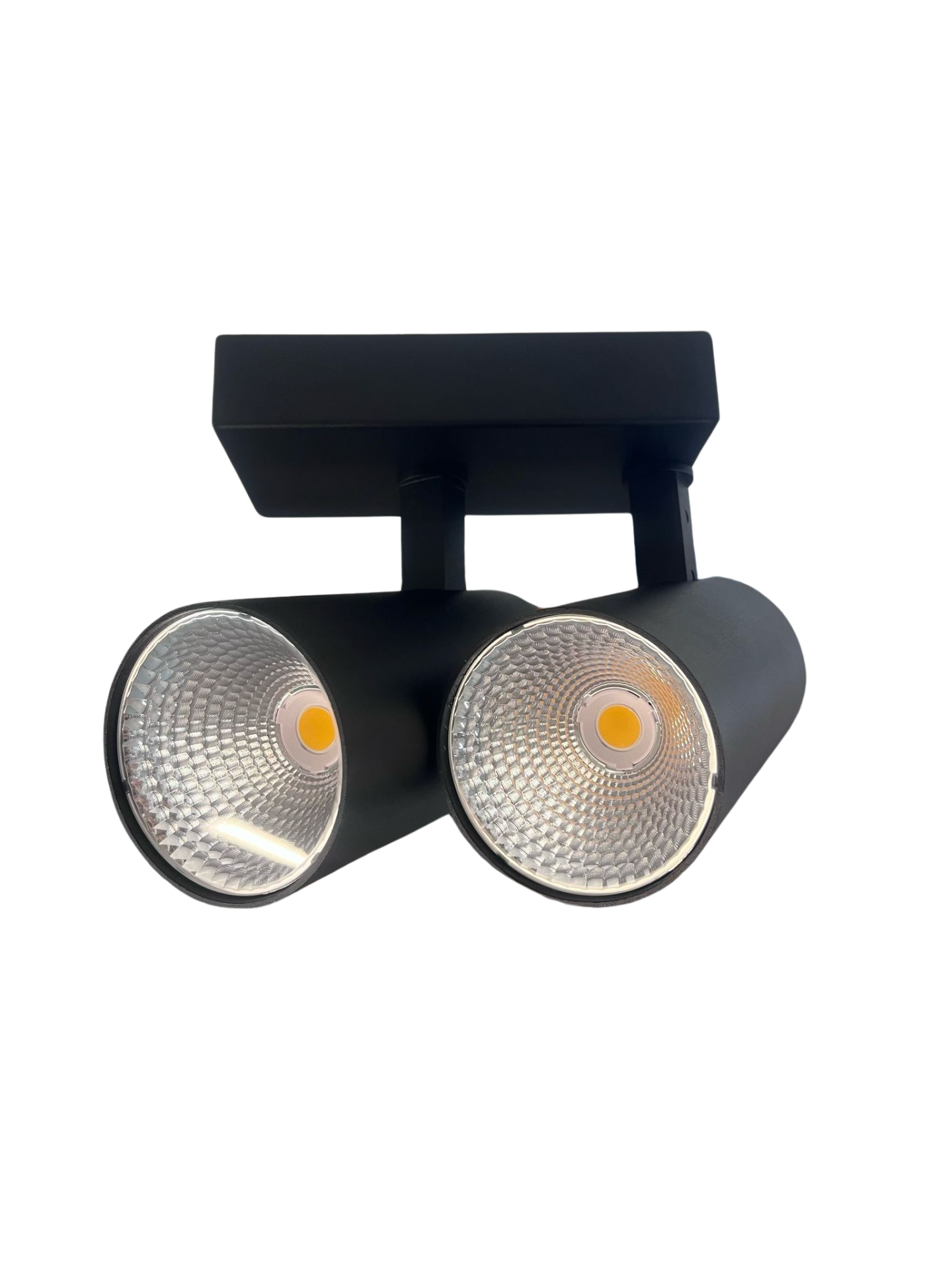 Samsung Led 2x40W Rozanslı Sıva Üstü Spot Armatür Aydınlatma Metal Kasa Siyah