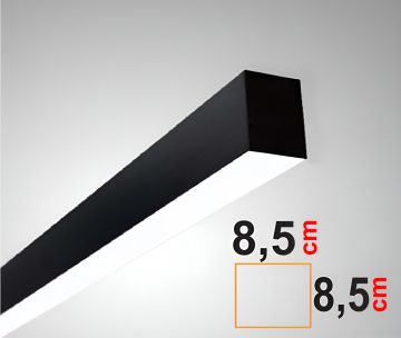 Osram Led Tridonic Trafolu Sıva Üstü Linear Armatür 8,5x8,5 Cm Kasa 42W Linear Aydınlatma