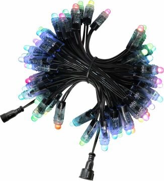 Animasyonlu Renkli Bahçe Led Saçak Yılbaşı Süsü 10 Metre 100 Ledli Saçak Yılbaşı Ağacı Süsü SNC-511