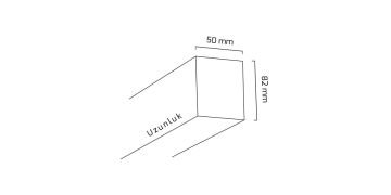 Goya 51 Watt Samsung Ledli Eklenebilir Dekoratif Sarkıt Linear Armatür 178CM GY 8056-178