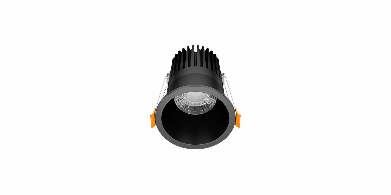 Goya 8 Watt Kare Samsung Ledli Spot Armatür GY 1731-8 2700K (Sarı Işık) - Siyah - Dimsiz
