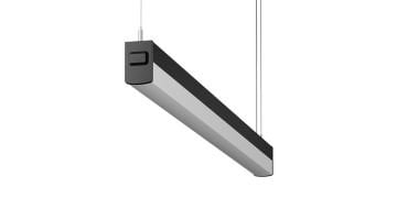 Goya 74 Watt Samsung Ledli Dekoratif Sarkıt Linear Armatür 180CM GY 8036-180 4000K (Natural Işık) - Siyah - Tavaya Montaj