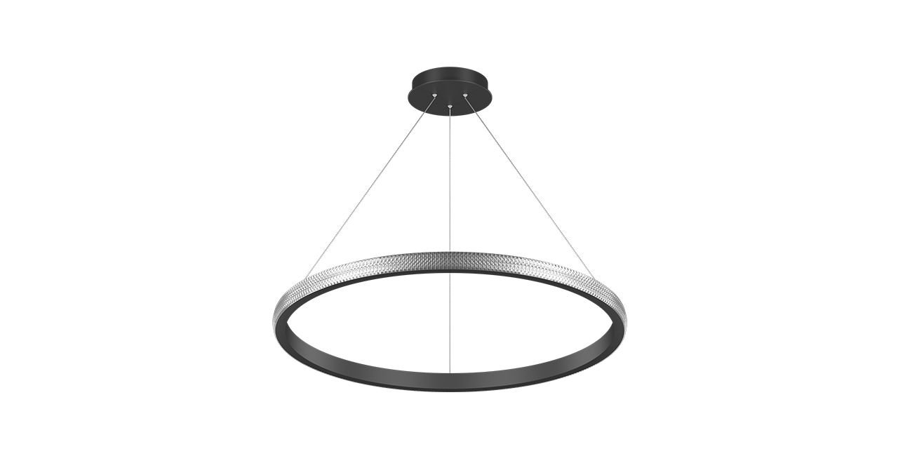 Goya 80 Watt Samsung Ledli Dekoratif Sarkıt Yuvarlak Kristal Linear Aydınlatma 80CM GY 8260-80