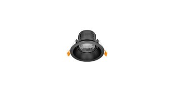 Goya 8 Watt Yuvarlak Dimlenebilir Samsung Ledli Spot Armatür GY 1735-8 4000K (Natural Işık) - Siyah - Siyah - Dimsiz
