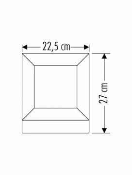 Cata Milan Dekoratif Bahçe Aydınlatma Armatürü CT-7022