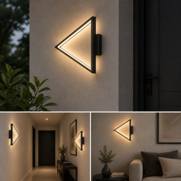 New York Modern Led Duvar Apliği Dekoratif Aplik Duvar Aydınlatma