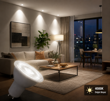 Osram 4,5 Watt GU10 Duylu Çanak Ampul 4000K Natural Işık AC62644