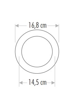 Cata 18 Watt Led Panel Aydınlatma Gömme Led Panel Armatürü Alüminyum Kasa ct-5169 4000K (Natural Işık)