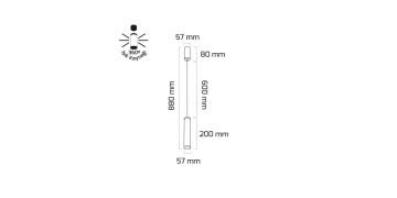 Goya 10 Watt Samsung Ledli Dekoratif Sarkıt Armatür GY 6052-20