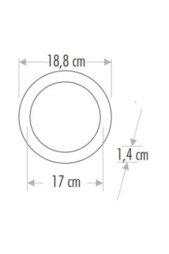 Cata 18 Watt Led Panel Aydınlatma Gömme Led Panel Armatürü Alüminyum Kasa ct-5169 3000  K (Gün Işığı)
