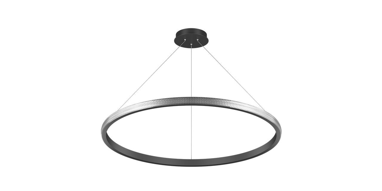 Goya 100 Watt Samsung Ledli Dekoratif Sarkıt Yuvarlak Kristal Linear Aydınlatma 100CM GY 8260-100