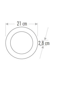 Cata 18 Watt Sıva Üstü Yuvarlak Led Panel Aydınlatma CT-5233
