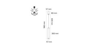 Goya 15 Watt Samsung Ledli Dekoratif Sarkıt Armatür GY 6052-30