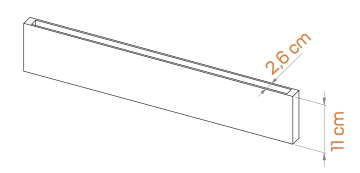 Samsung Led Tridonic Trafolu Sıva Üstü Ahşap Linear Armatür 2,6x11 Cm Kasa Linear Aydınlatma