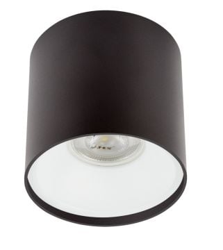 Sıva Üstü Silindir Led Spot Armatür 10x10 Cm Siyah - Beyaz