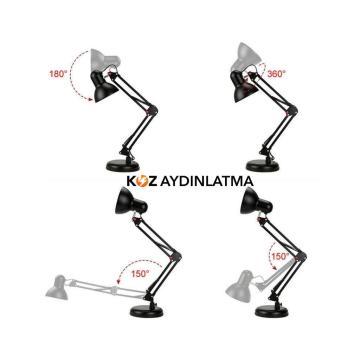 Cata New York Siyah Masa Lambası CT-8405