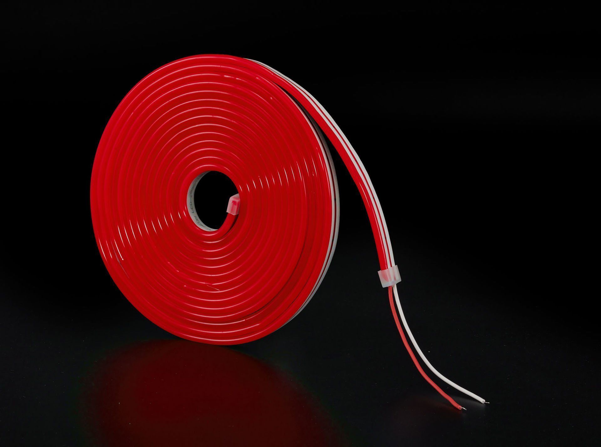 Noas 12 Volt Neon Led Aydınlatma Kırmızı Işık 50 Metre YL42-5004