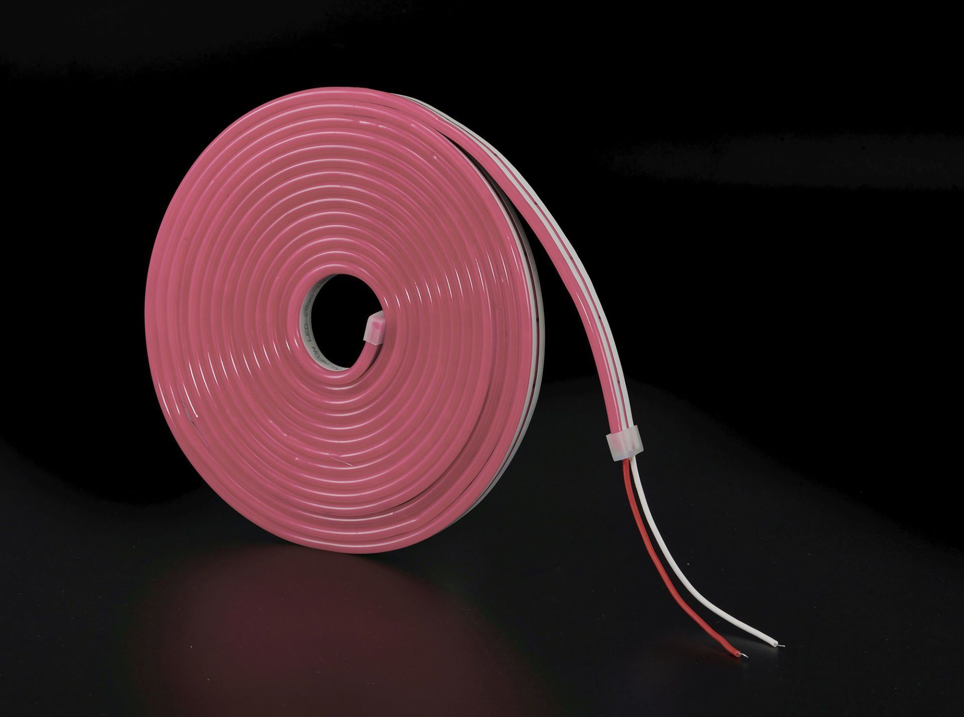 Noas 12 Volt Neon Led Aydınlatma Pembe Işık 50 Metre YL42-5008