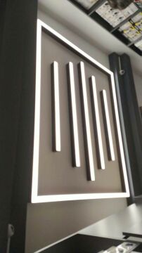 Sıva Üstü Led Bar Lineer Aydınlatma Armatürü Led Line ECO IP67 Su Korumalı - 3000  K (Gün Işığı) - 2 Metre