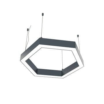 Altıgen Linear Aydınlatma Modern Led Avize Lineer Armatür