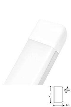 Cata 72W Bant Armatür 120 Cm Led Bant Armatür Aydınlatma CT-2476 3200K (Gün Işığı)