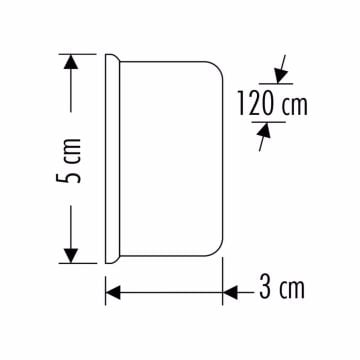 Cata 72W Bant Armatür 120 Cm Led Bant Armatür Aydınlatma CT-2476 3200K (Gün Işığı)