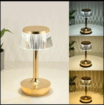 Noas Santorini Şarjlı Dokunmatik Masa Lambası 3 Renk Yanma Modlu YL86-1235