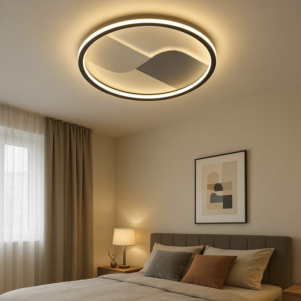 Veltor Modern Yuvarlak Plafonyer Led Avize Aydınlatma 3 Renk Modlu KOZ8150