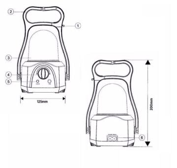 Noas Gemici El Feneri YL-05-2001 Beyaz Işık