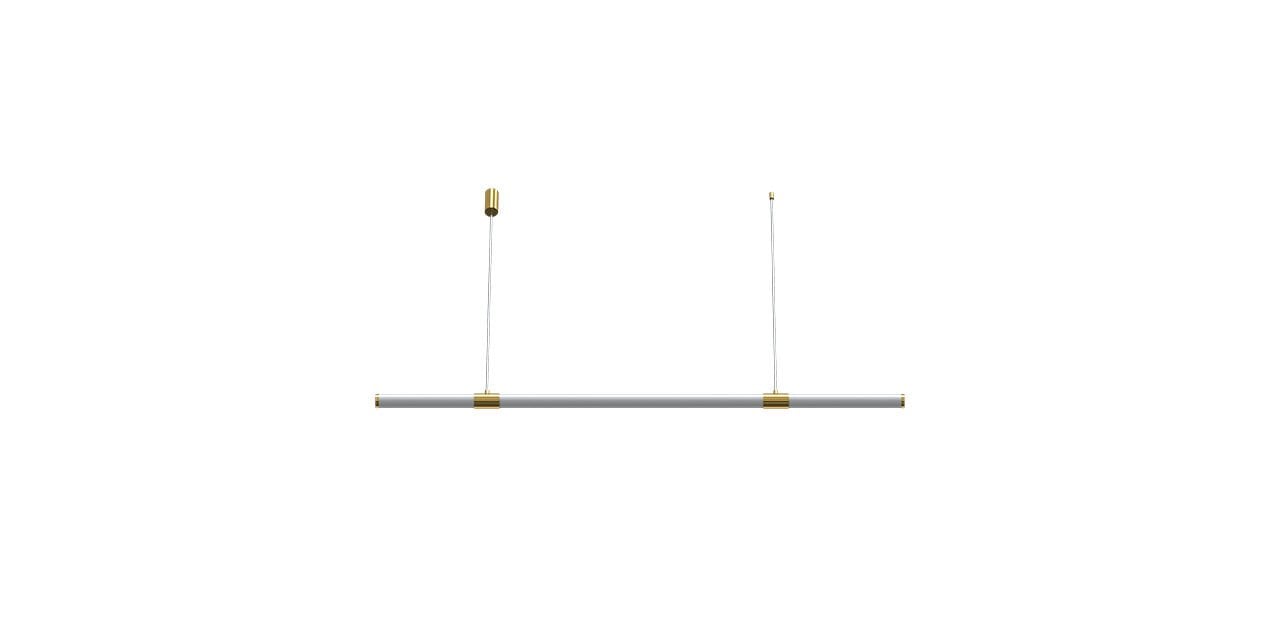 Goya 24 Watt Samsung Ledli Dekoratif Sarkıt Gold Kasa Linear Aydınlatma 120CM GY 8215-120