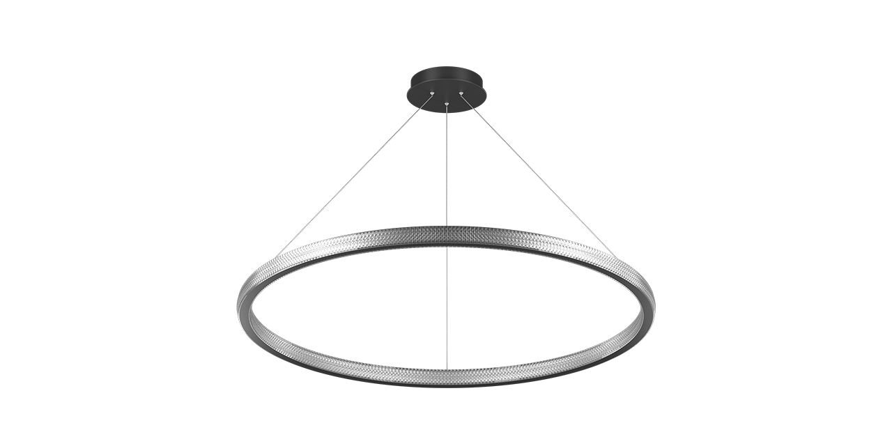 Goya 200 Watt Samsung Ledli Dekoratif Sarkıt Yuvarlak Kristal Linear Aydınlatma 100CM GY 8261-100