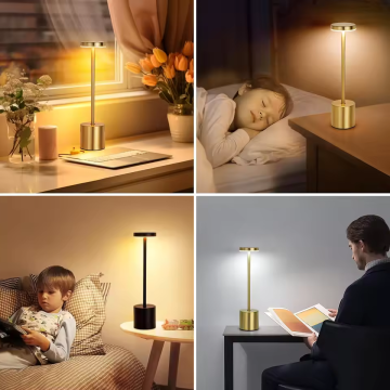 Noas Midilli Şarjlı Dokunmatik Masa Lambası 3 Renk Yanma Modlu YL86-1236