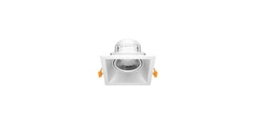 Goya 8 Watt Kare Dimlenebilir Samsung Ledli Spot Armatür GY 1736-8 4000K (Natural Işık) - Beyaz - Beyaz - Dimli