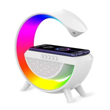 Noas Simi Kablosuz Hızlı Şarj ve Bluetooth Bağlantılı Akıllı Masa Lambası YL86-1240