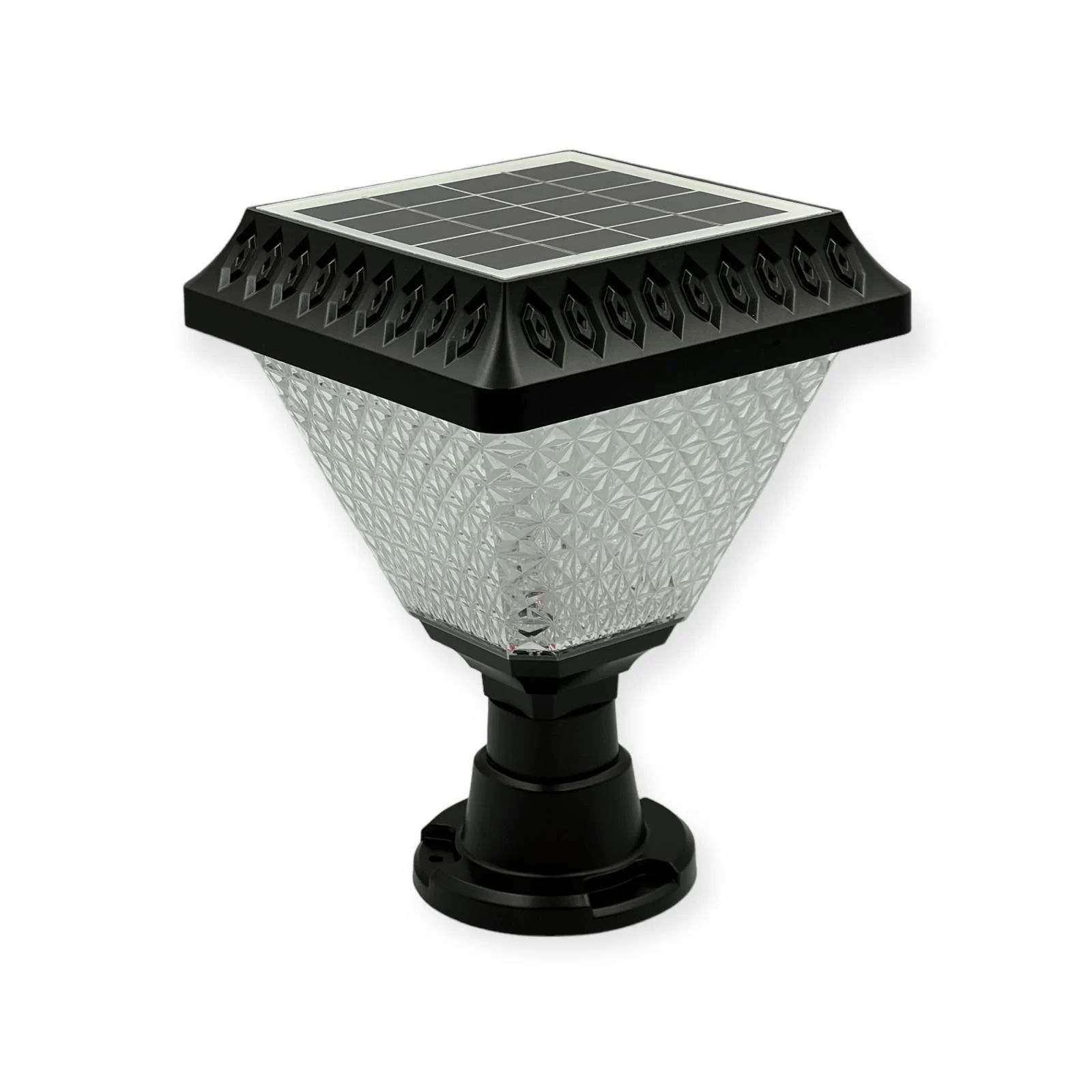 Noas 30 Watt Set Üstü Solar Şarjlı Led Bahçe Aydınlatma Armatürü Beyaz Işık YL74-0030-S