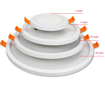 Cata 6W Plus Slim Ayarlanabilir Led Panel Aydınlatma Armatürü ct-5645