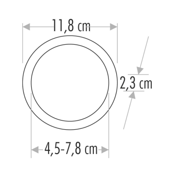 Cata 9W Plus Slim Ayarlanabilir Led Panel Aydınlatma Armatürü ct-5646