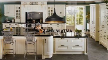 Cata Siyah Altın Modern Dekoratif Sarkıt Avize Armatür CT-8103