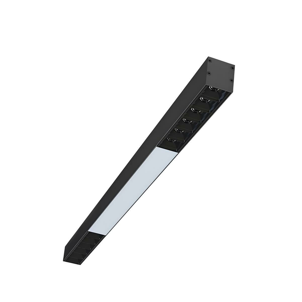 Mercekli Led Linear Aydınlatma 66Cm Samsung Led Sıva Üstü Lineer Armatür 3x4 Cm Kasa