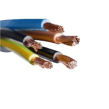 Öznur Kablo 5x4 H05VV-F TTR Çok Telli Bakır Elektrik Kablosu Tse 100 Metre