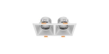 Goya 2x8 Watt İkili Kare Dimlenebilir Samsung Ledli Spot Armatür GY 1737-8