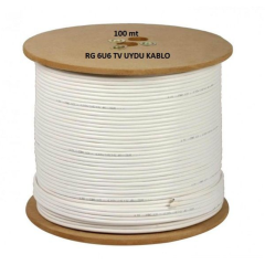 Tamtel Rg6/u6 Orta Bakır Uydu Kablosu 500 Metre