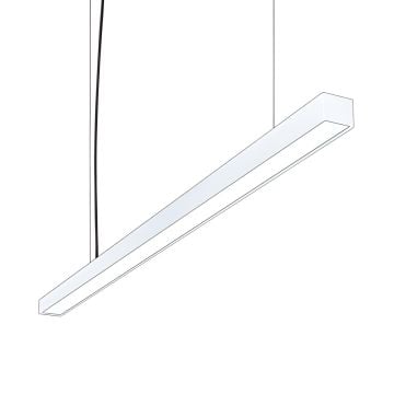 Samsung Ledli Sıva Üstü Led Lineer Armatür 5x5 Cm Profil 100 Cm Linear Aydınlatma 6500K (Beyaz Işık) - Askılı - Siyah