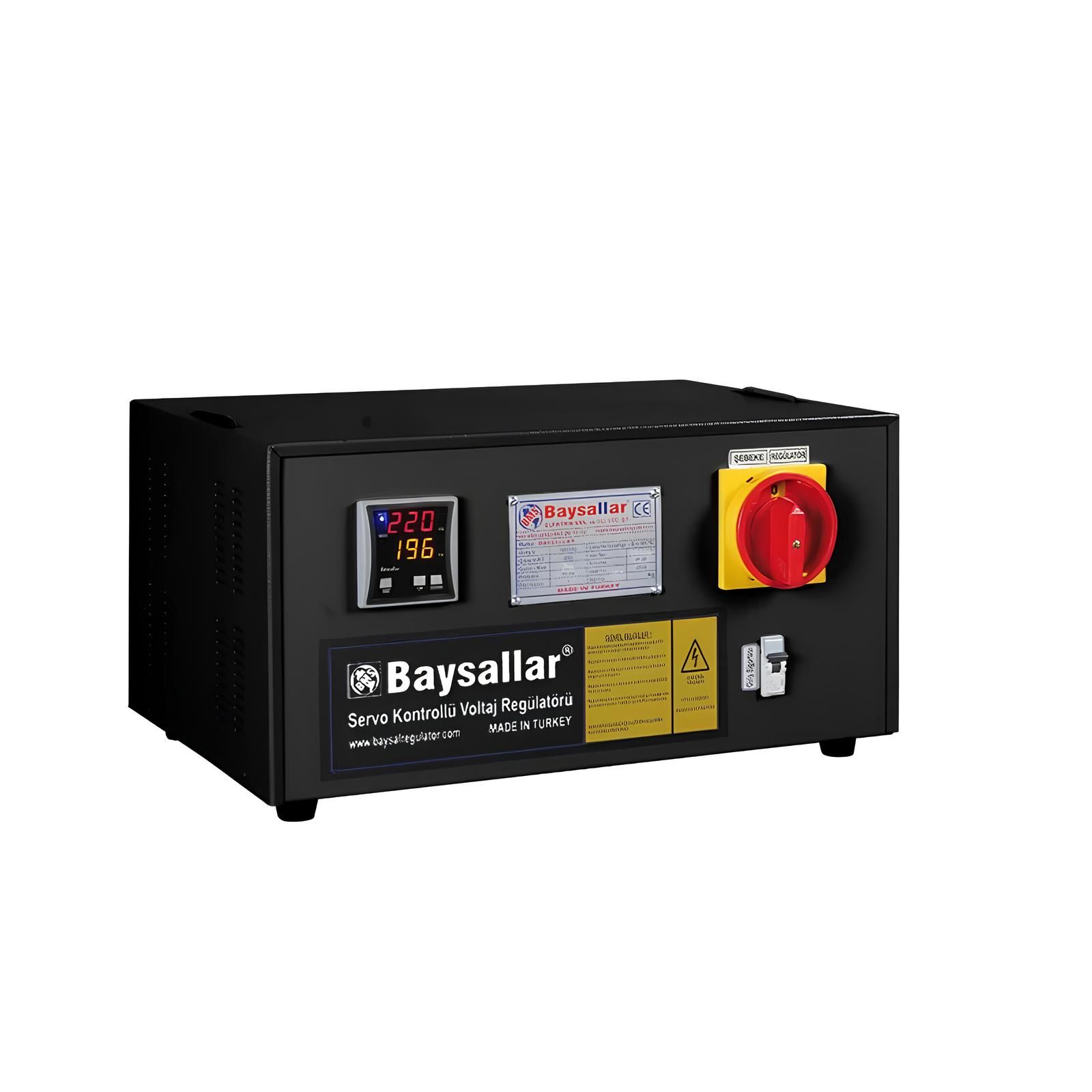 Baysallar Regülatör Bakır Sargılı Monofaze 30Kva 175/265V BMS30160