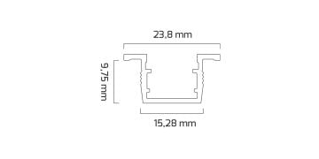 Sıva Altı Alüminyum Profil Led Rigid Bar Aydınlatma Armatürü SARB 2835-72/15-12