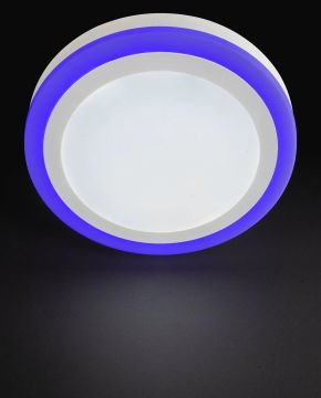 Noas 18+6W Sıva Üstü 3 Modlu Yuvarlak Led Panel Mavi + Beyaz Işık YL14-1800-R