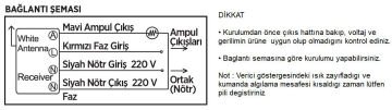 Cata 4'lü Avize Aydınlatma Kumandası 4x1000 Watt Dörtlü Aydınlatma Kumandası ct-9154