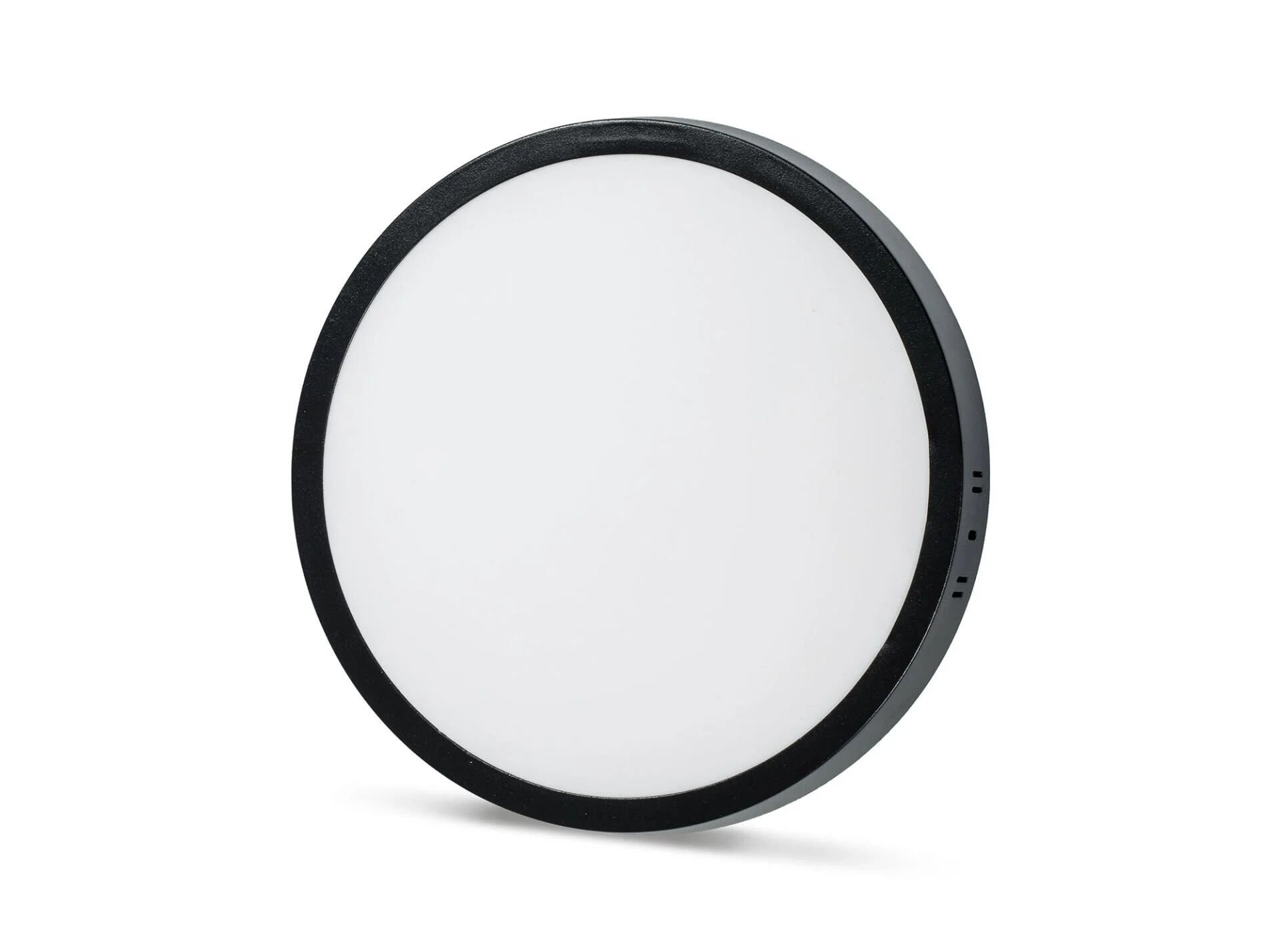 Noas 24W Sıva Üstü Yuvarlak Led Panel Siyah Kasa Beyaz Işık YL14-2410-S